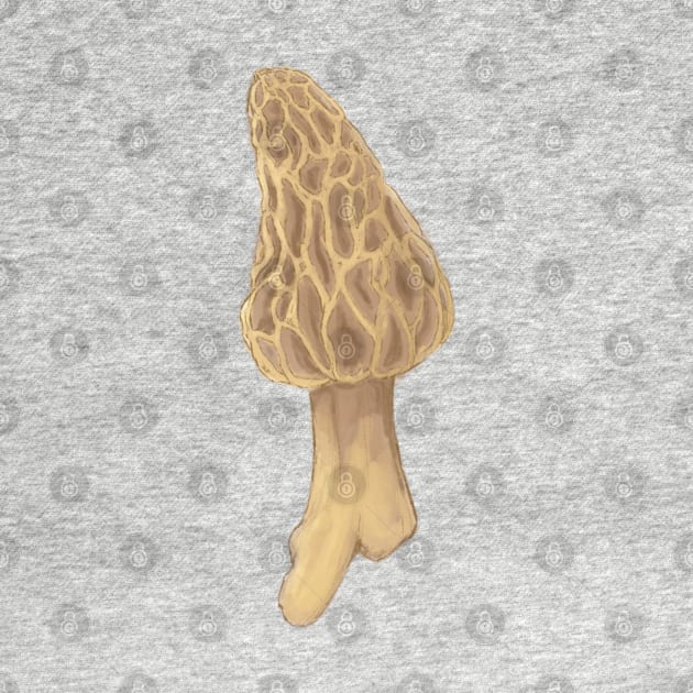 Morel mushroom by Beelixir Illustration